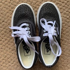 Girls Sparkle Vans- Size 11.5